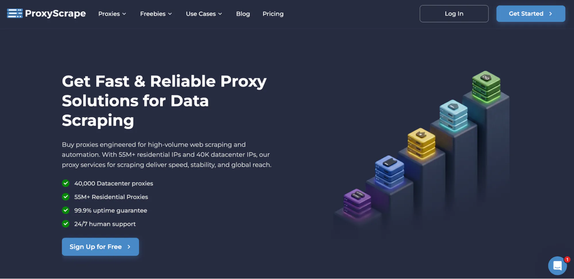 ProxyScrape - best free proxies for web scraping and browser automation