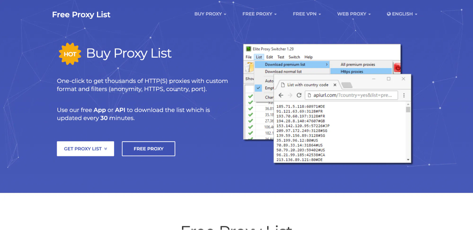 Free Proxy List - best free proxies for web scraping and browser automation