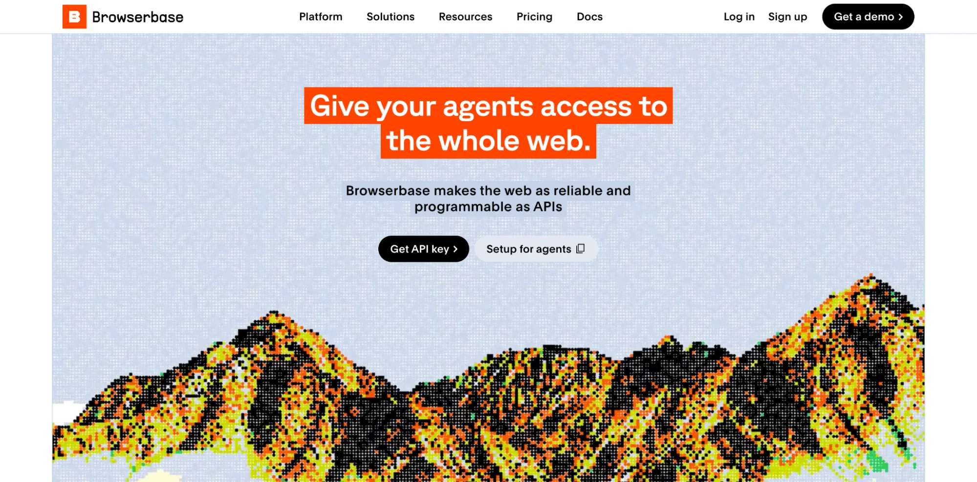 Browserbase home page