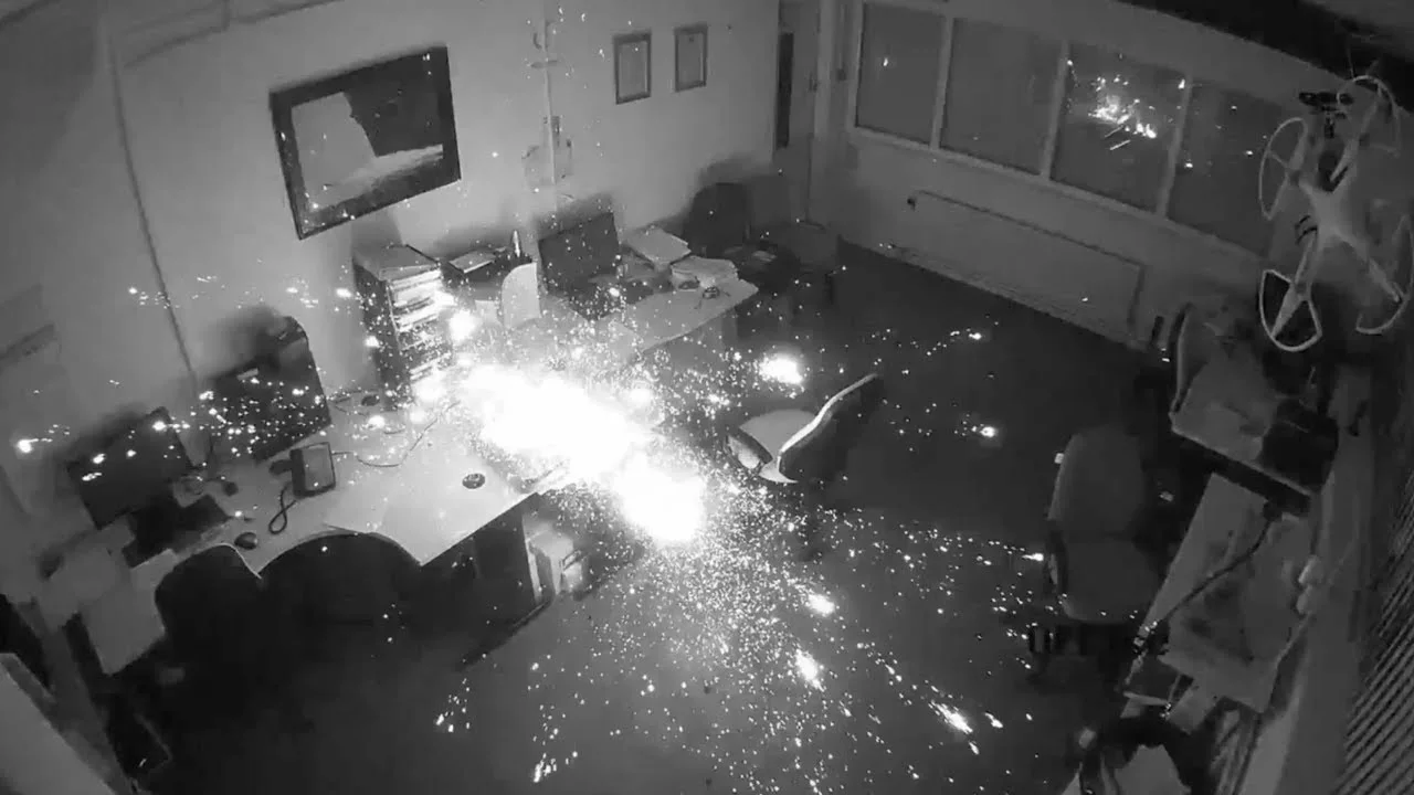 A exploding computer